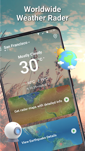 Weather Tracker Live forecast mod apk free download  1.2.1 screenshot 4