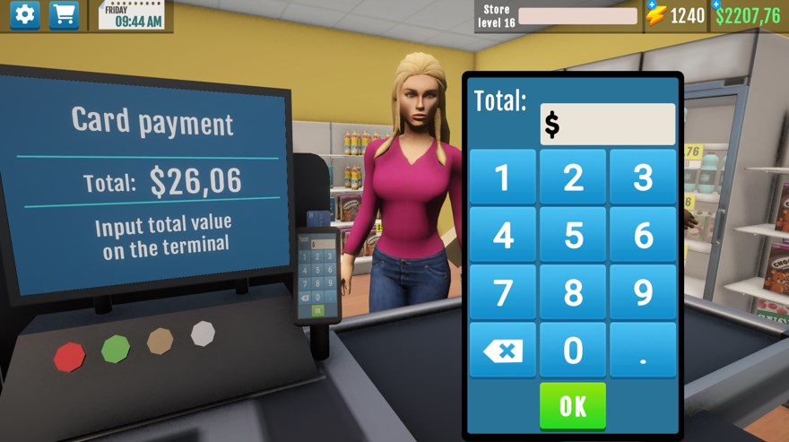 Supermarket Manager Simulator Mod Menu Apk Unlimited Money  1.0.15 screenshot 2
