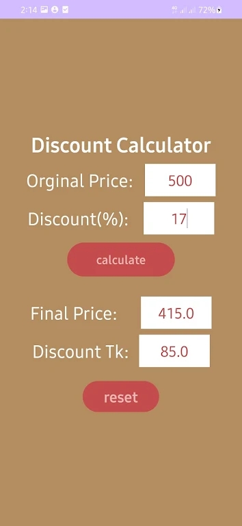 Calculator calculate app download for android  1.0 screenshot 4