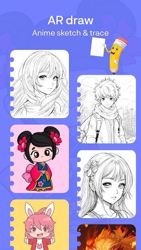 Draw Anime Sketch mod apk latest version  3.0 screenshot 4