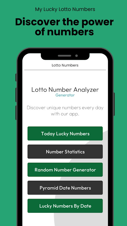 My Lucky Lotto Numbers app download for android  1.0 screenshot 1