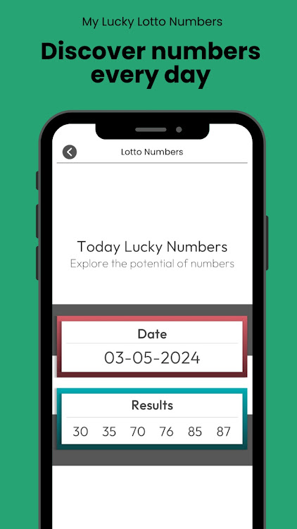 My Lucky Lotto Numbers app download for android  1.0 screenshot 3