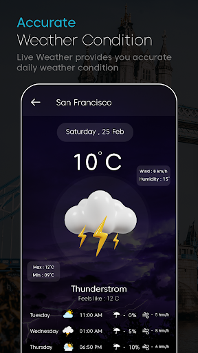 Live Weather Radar Forecast mod apk premium unlocked  5.0 screenshot 2