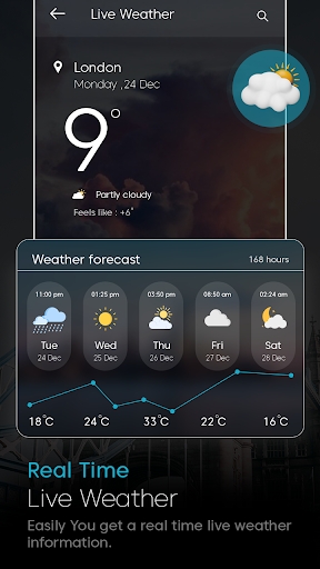 Live Weather Radar Forecast mod apk premium unlocked  5.0 screenshot 1