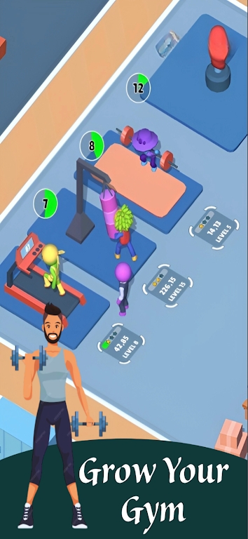 Gym Idle mod apk unlimited money and gems  1.0 screenshot 5