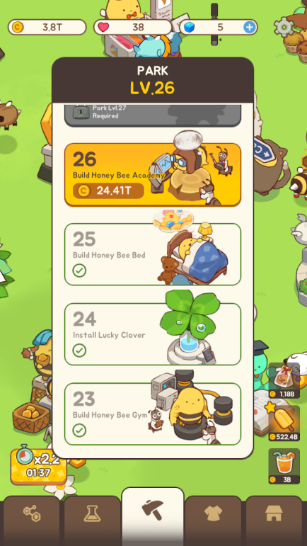 Honey Bee Park Garden Tycoon Mod Apk Unlimited Money and Gems  1.1.4 screenshot 3