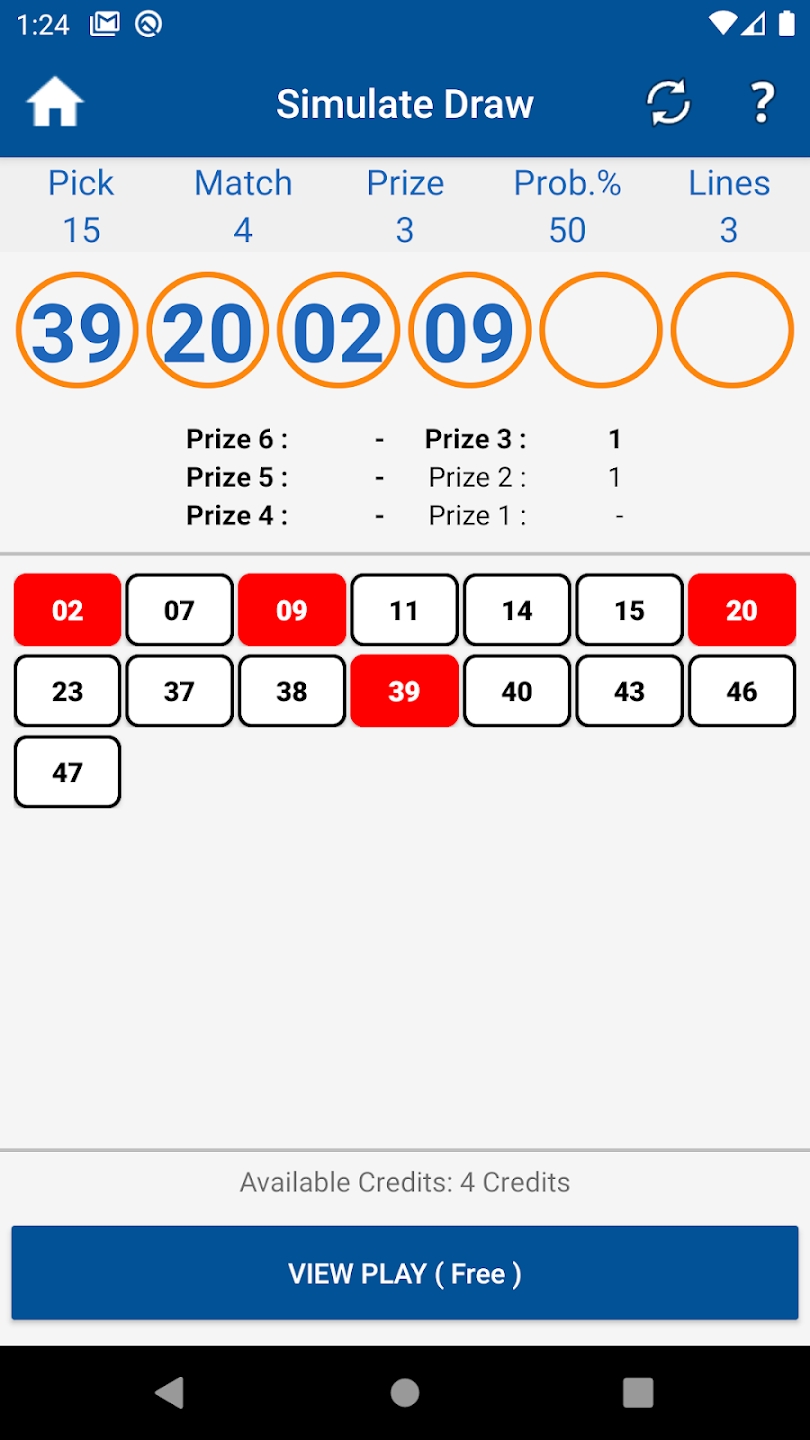 Lotto Smart app Download for Android  v1.0 screenshot 2