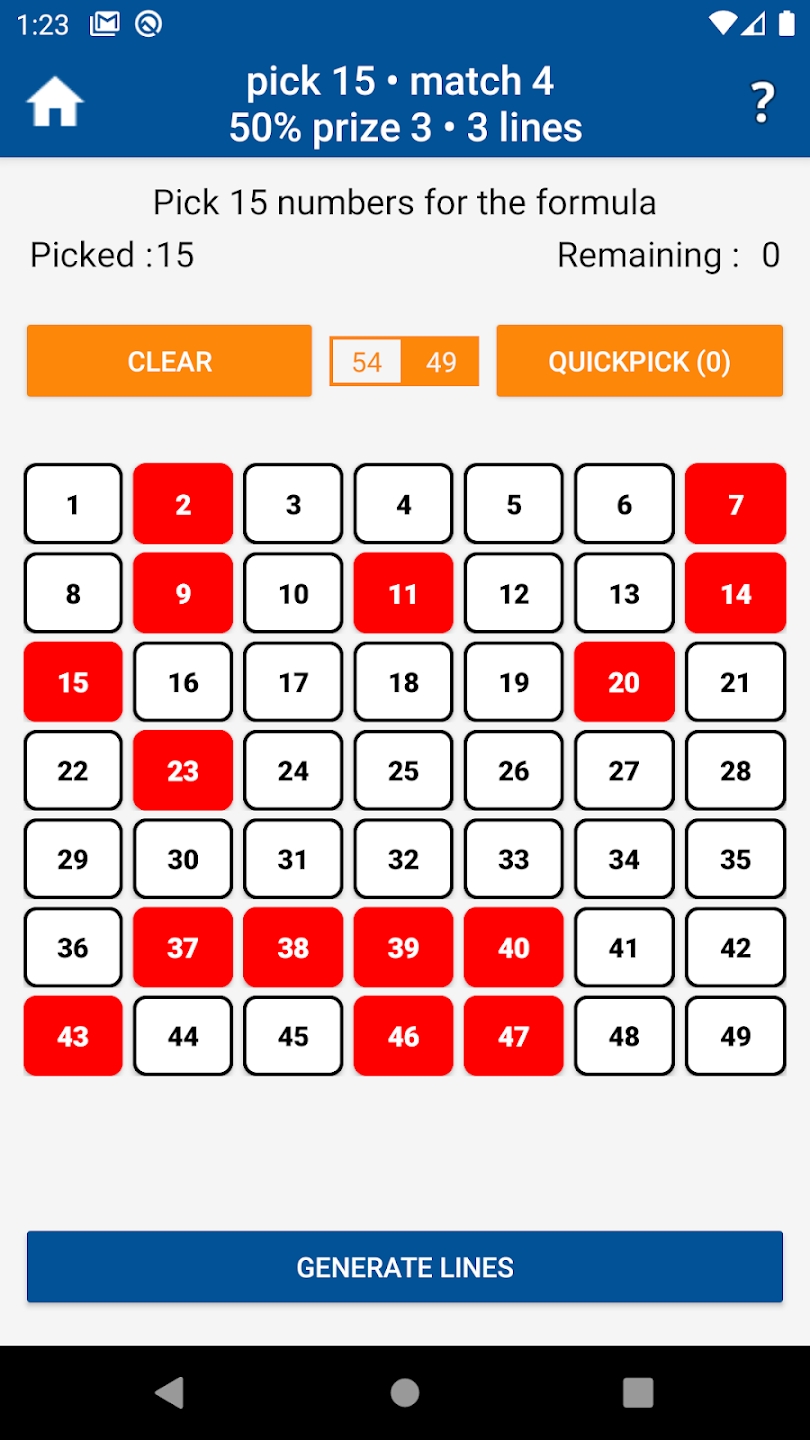 Lotto Smart app Download for Android  v1.0 screenshot 4