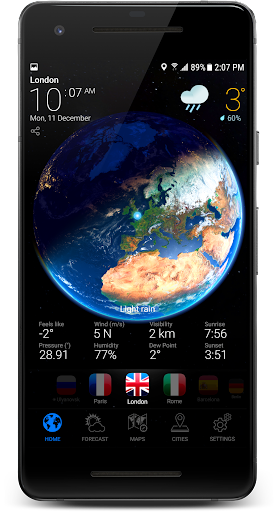 3D EARTH PRO - local forecast mod apk free download  1.1.52 screenshot 3
