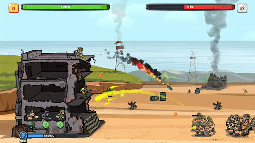 Idle tower defense games WW2 mod apk unlimited money and gems  1.96 screenshot 5