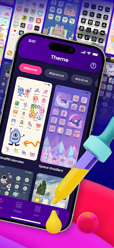 Color Widgets Icon Themes mod apk premium unlocked  1.0 screenshot 1