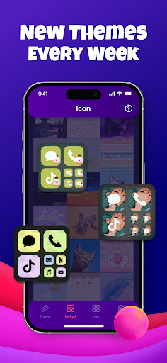 Color Widgets Icon Themes mod apk premium unlocked  1.0 screenshot 2