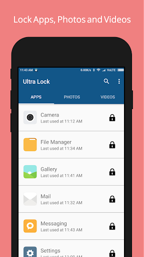 Ultra Lock App Lock & Vault mod apk premium unlocked  1.4 screenshot 1