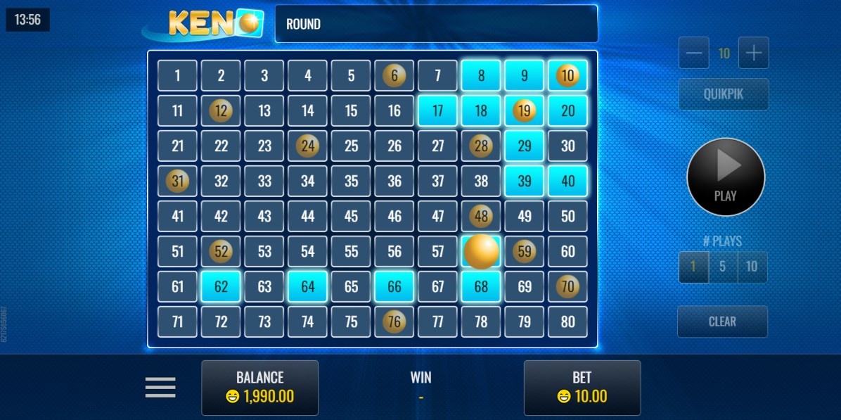 Keno game casino download for android  1.0.0 screenshot 1