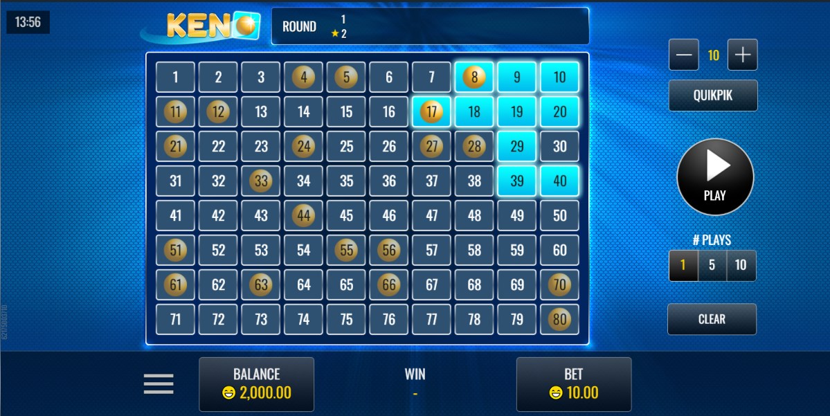 Keno game casino download for android  1.0.0 screenshot 3