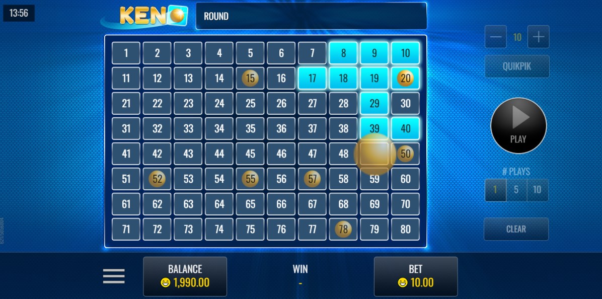 Keno game casino download for android  1.0.0 screenshot 4