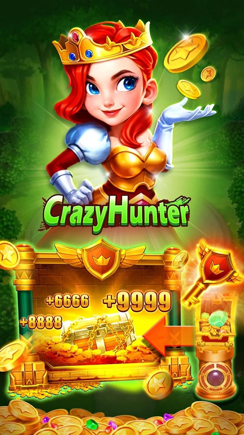 Crazy Hunter Slot Mod Apk Free Coins Latest Version  1.0.3 screenshot 1