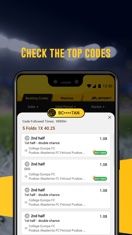 Sports Betting Code App Download Latest Version  1.6.8 screenshot 3