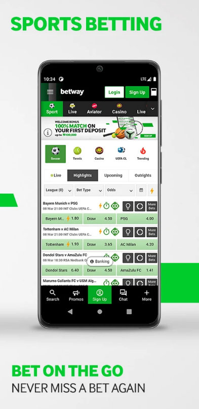 Betway NG App Download 2024  1.0.000001 screenshot 3
