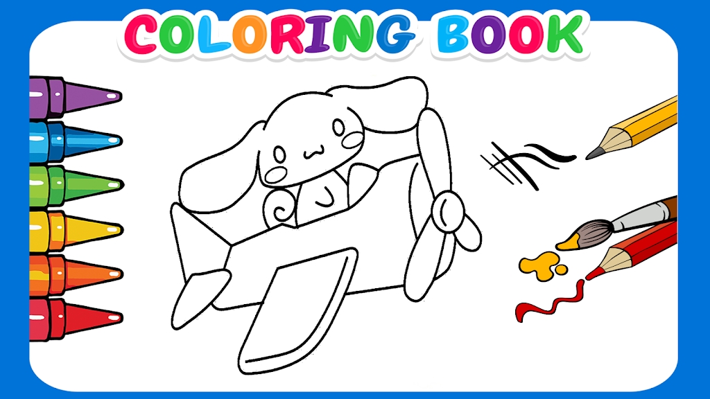 Cute Cinnamoroll coloring book apk download for android  1.0 screenshot 3