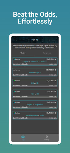 AI Betting Tips app free download latest version  1.5.0 screenshot 1