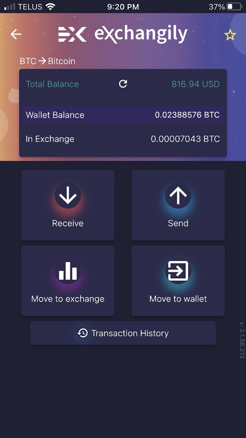 Cappasity coin wallet app download for android  1.0.0 screenshot 2