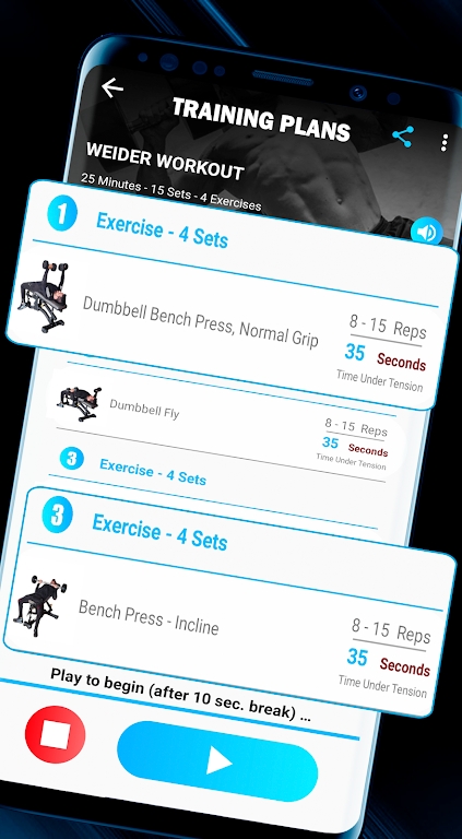 Dumbbell and Barbell Workout app download for android  0.0.2 screenshot 2