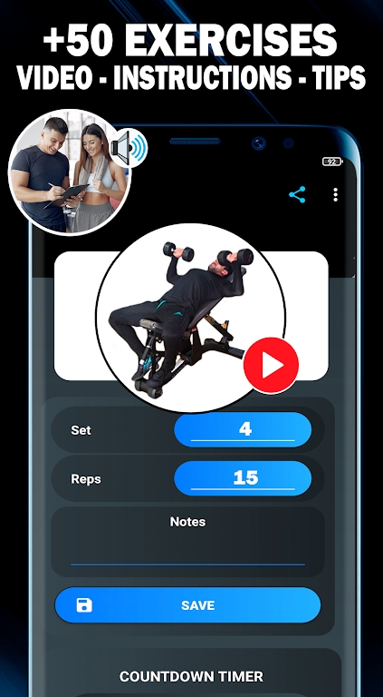 Dumbbell and Barbell Workout app download for android  0.0.2 screenshot 4