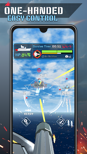 Warship Defend Shoot Airplane Mod Apk Unlimited Money  1.2 screenshot 3