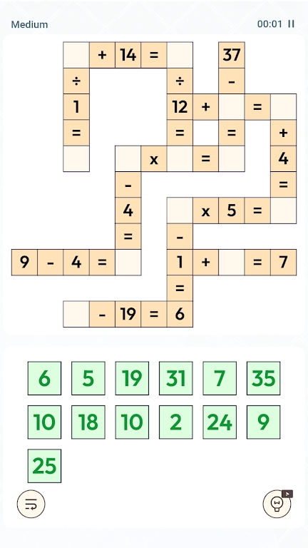 Crossmath Puzzle Number apk download for android  1.0.2 screenshot 1