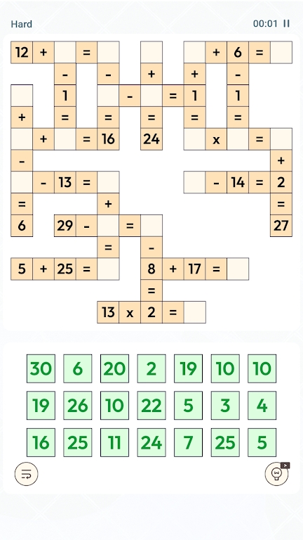 Crossmath Puzzle Number apk download for android  1.0.2 screenshot 2