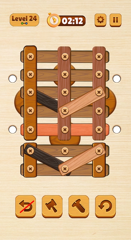 Wood Nuts Bolts Screw Puzzle apk download for android  2.3 screenshot 3