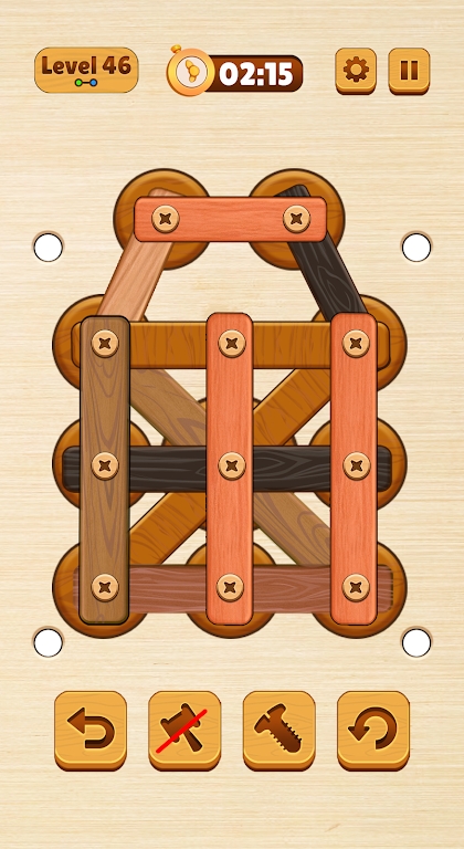 Wood Nuts Bolts Screw Puzzle apk download for android  2.3 screenshot 4