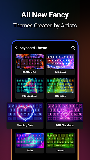 Neon LED Keyboard RGB & Emoji apk download latest version  1.7 screenshot 1