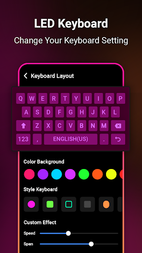 Neon LED Keyboard RGB & Emoji apk download latest version  1.7 screenshot 4