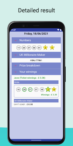 EuroM lottery results app Download for Android  v0 screenshot 3