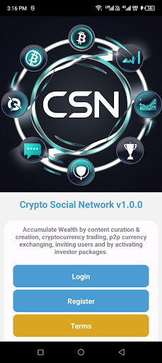 Crypto Social Network Voilk app download for android  1.0.0 screenshot 1