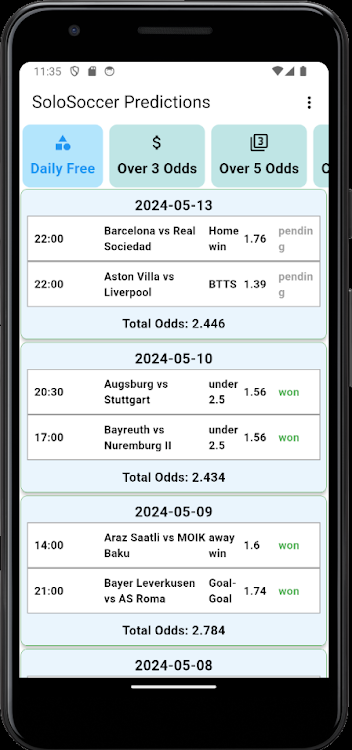 SoloSoccer Predictions app free download latest version  1.0.0 screenshot 2