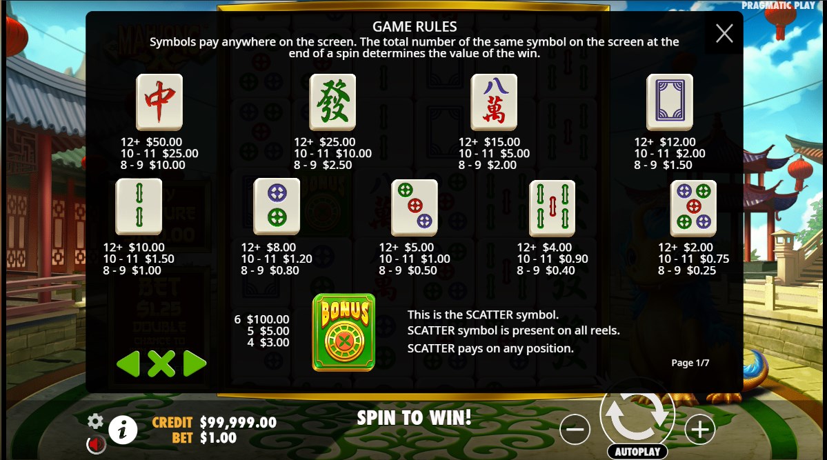 Mahjong X slot app download latest version  1.0.0 screenshot 1
