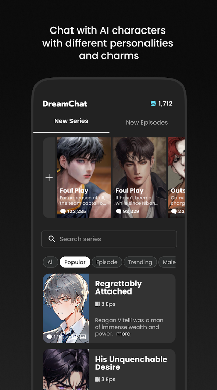 DreamChat.ai App Download for Android  1.0.2 screenshot 2