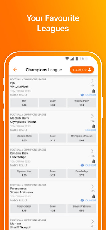 Betsson Sports bet & Casino app download latest version  4.1.3 screenshot 1