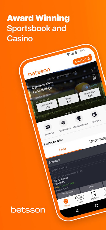Betsson Sports bet & Casino app download latest version  4.1.3 screenshot 2