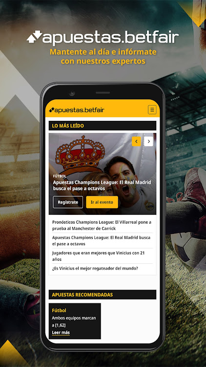 Betfair Sportsbook Apuestas app download laterst version  3.2.3 screenshot 4