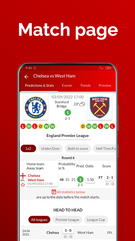 Football Predictions Forebet App Free Download 2024  2.1.5 screenshot 3