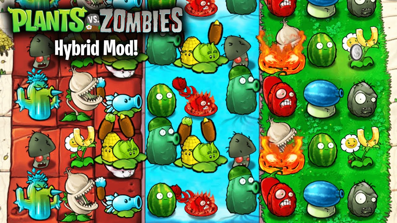 Plants vs Zombies Hybrid plants mod download apk for android  2.0 screenshot 2