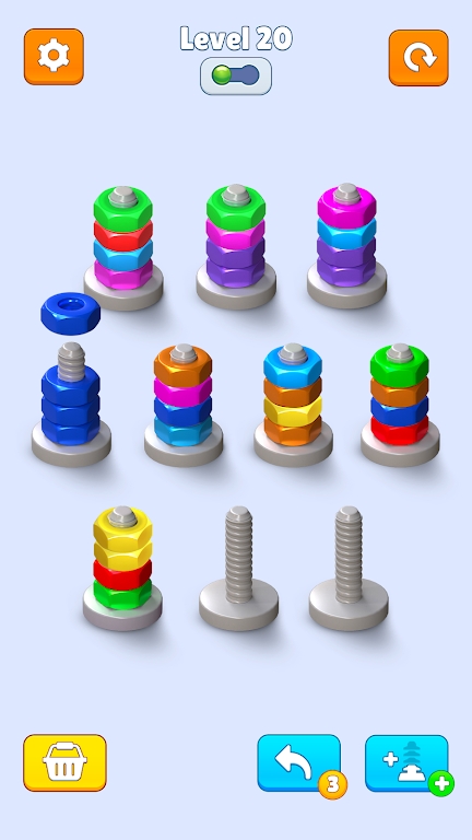 Nuts & Bolts Color Sort Game apk download for android  0.1 screenshot 2