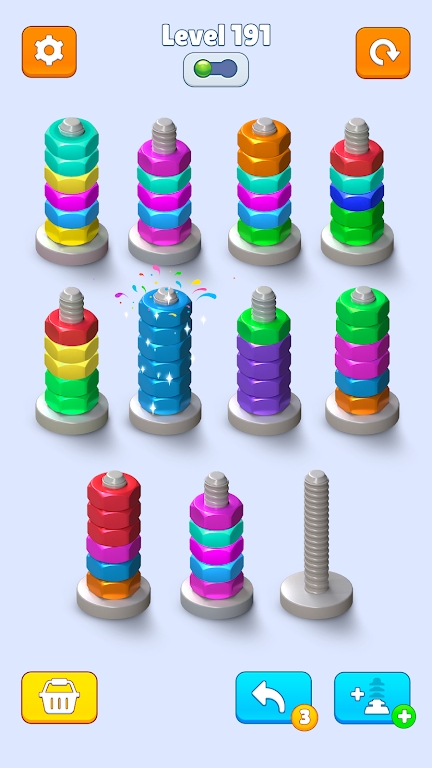 Nuts & Bolts Color Sort Game apk download for android  0.1 screenshot 3