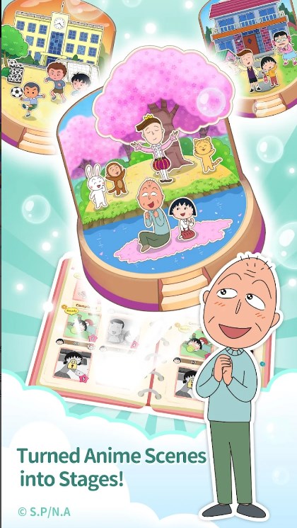 CHIBI MARUKO CHAN Match Puzzle apk download for android  1.6.0 screenshot 1