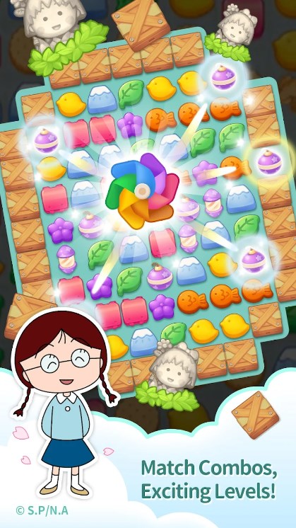 CHIBI MARUKO CHAN Match Puzzle apk download for android  1.6.0 screenshot 4