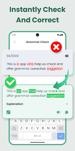Grammar Check AI Write Right App Download for Android  5.0 screenshot 1
